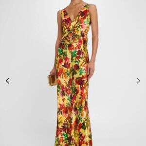 SALONI Vibrant Floral Maxi Dress